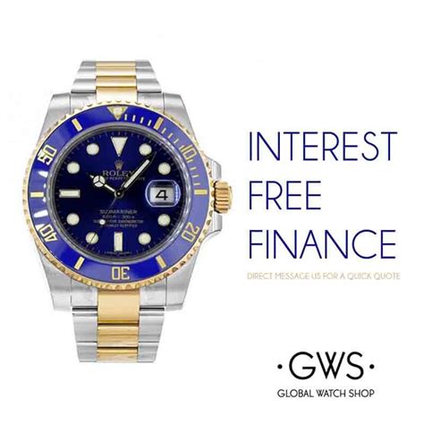 watches on finance no deposit